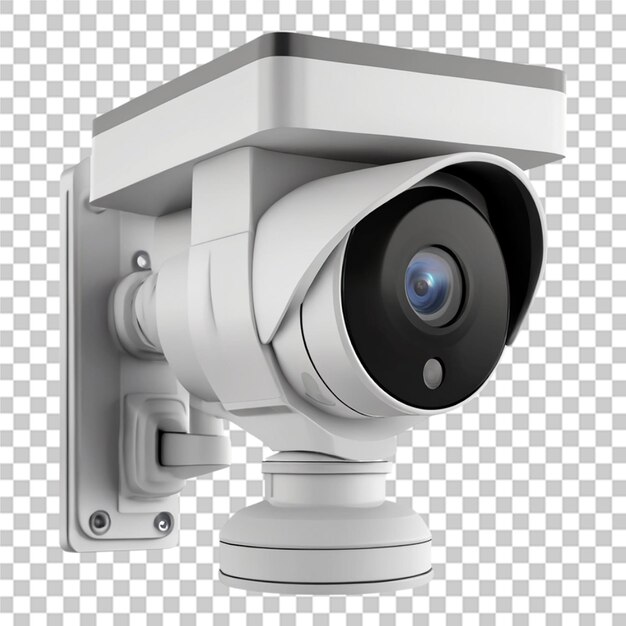 Beautiful CCTV camera isolated transparent background