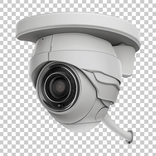 Beautiful CCTV camera isolated transparent background