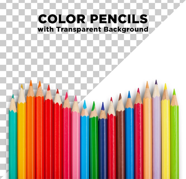 Beautiful Colorful Color Pencils