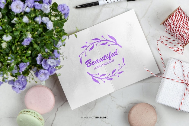 beautiful craft mockup psd