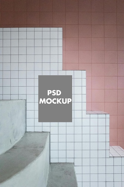 beautiful decorative frame mockup