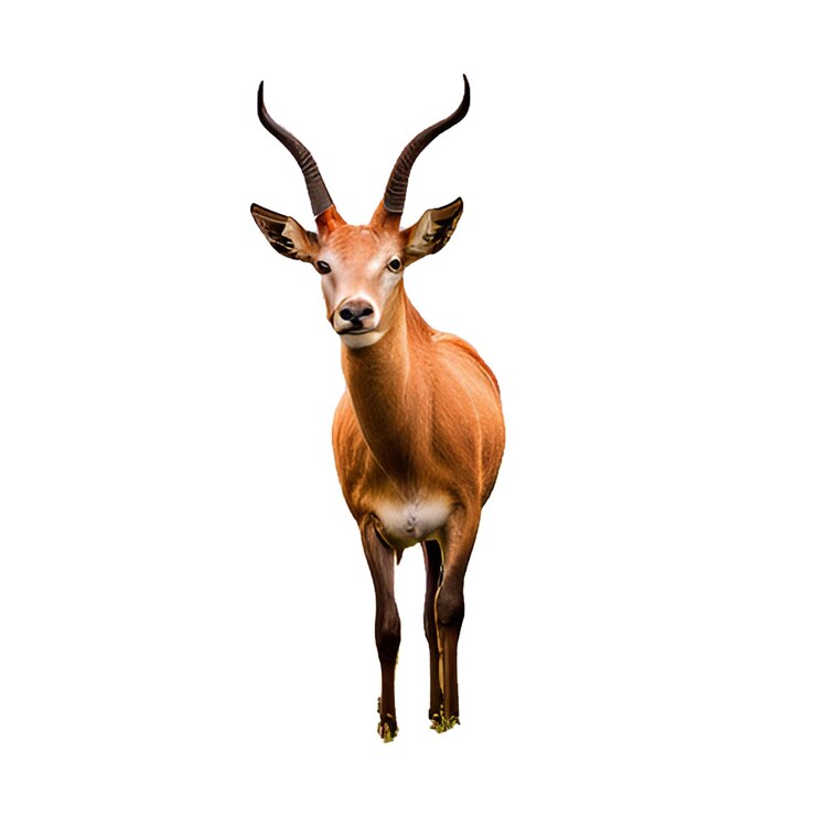 PSD beautiful deer cartoon icon image