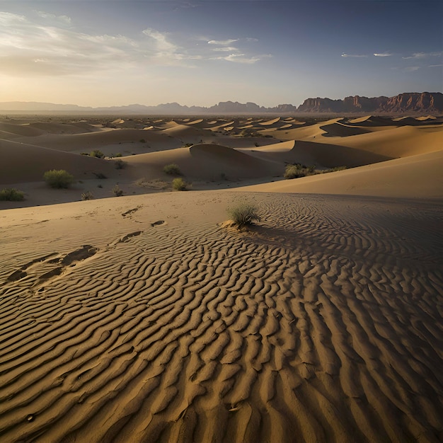 PSD beautiful desert landscape