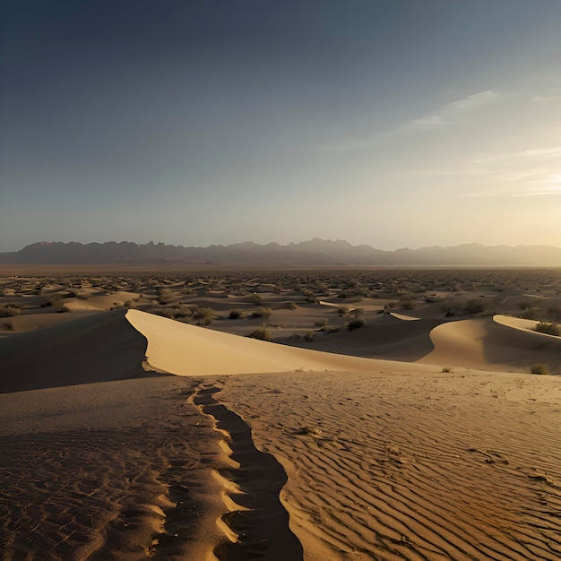 PSD beautiful desert landscape