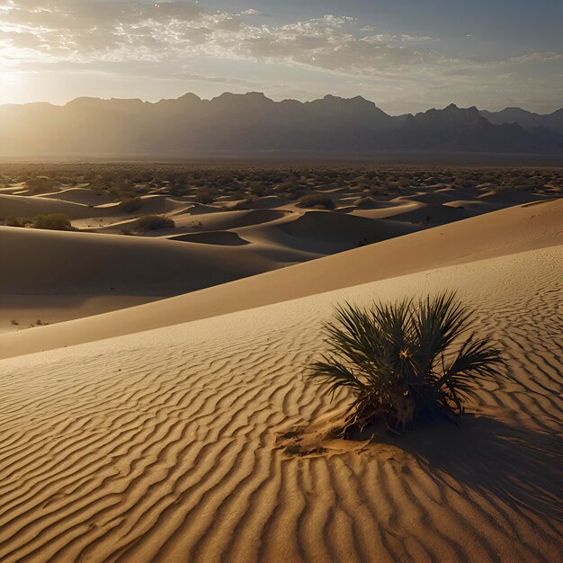 PSD beautiful desert landscape