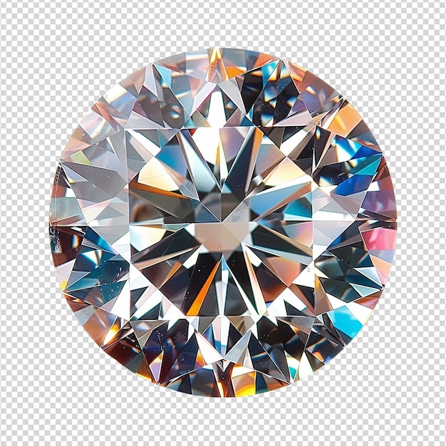 PSD 透明な背景に隔離された美しいダイヤモンド png