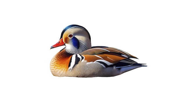 PSD beautiful duck isolated