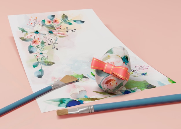 beautiful easter concept mock-up