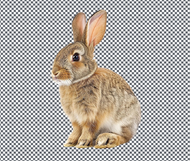 PSD beautiful easter wall art isolated on transparent background