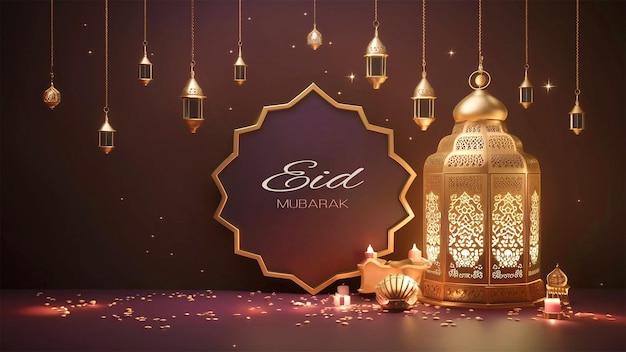 PSD beautiful eid al adha greeting banner