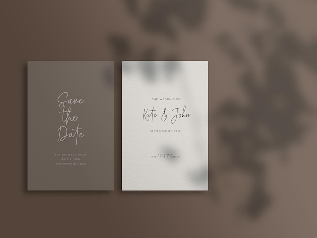 Beautiful Elegant engagement wedding invitation template