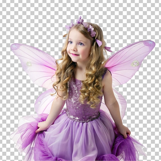 PSD beautiful fairy girl png