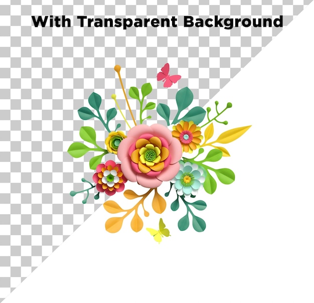 beautiful floral design art