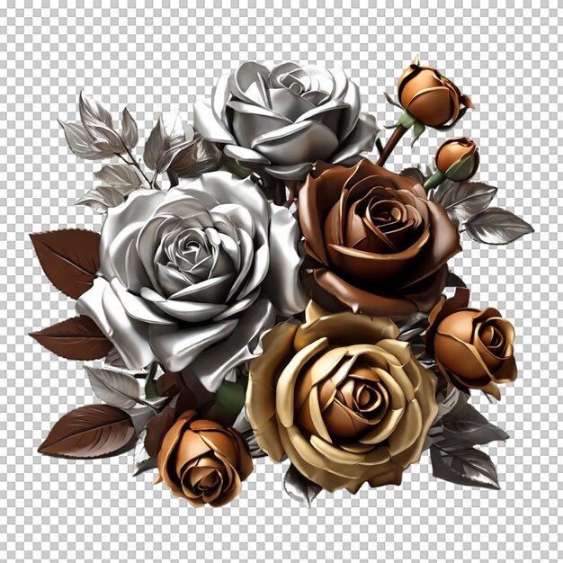 PSD beautiful flower bouquet