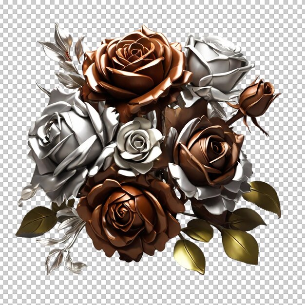 PSD beautiful flower bouquet