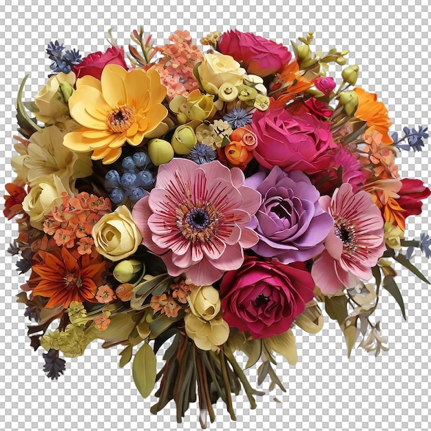 PSD un bellissimo bouquet di fiori.