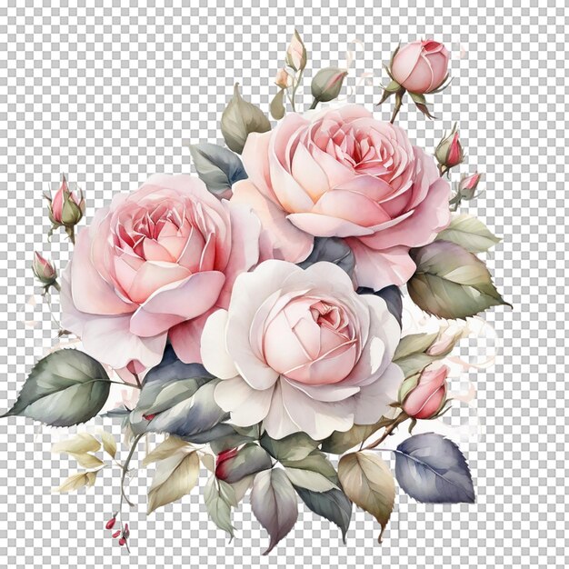 PSD beautiful flower bouquet