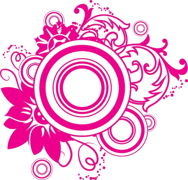 beautiful flower illustration for background