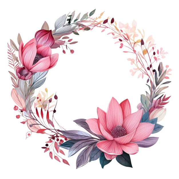 Beautiful flower wreath