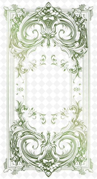 PSD a beautiful green and white wallpaper with a frame that says  the word  on it