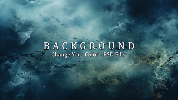 PSD beautiful grunge grey blue background