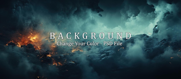 PSD beautiful grunge grey blue background