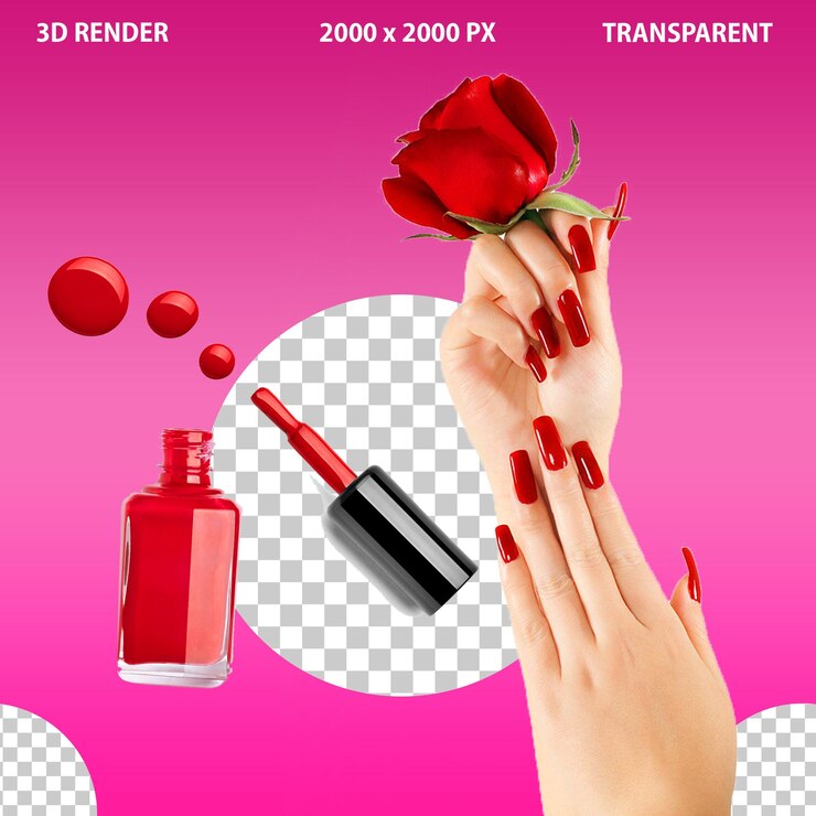 PSD beautiful hands nails polish foot beauty parlor anti aging