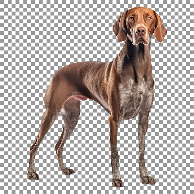 PSD beautiful harrier dog isolated on a transparent background