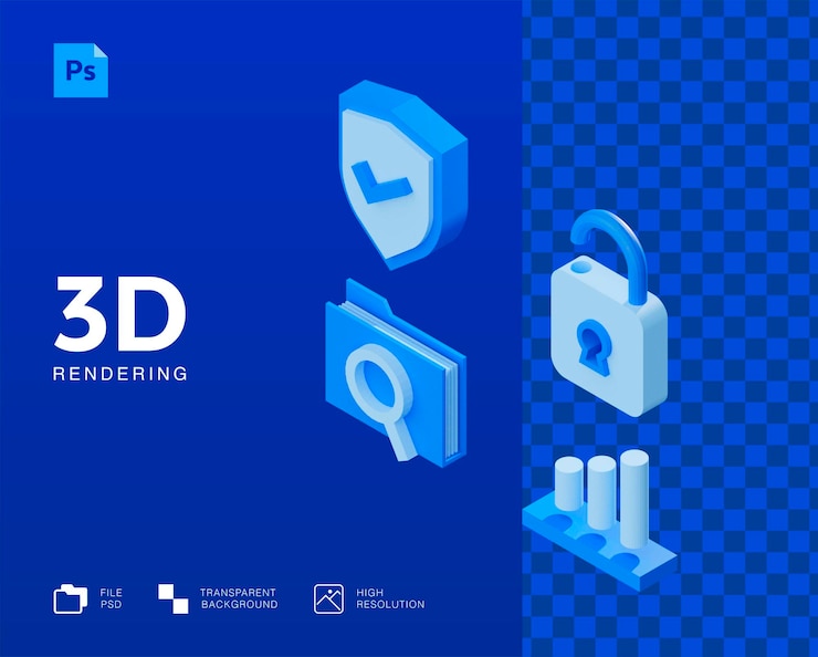 PSD красивый дизайн иконок для бизнеса