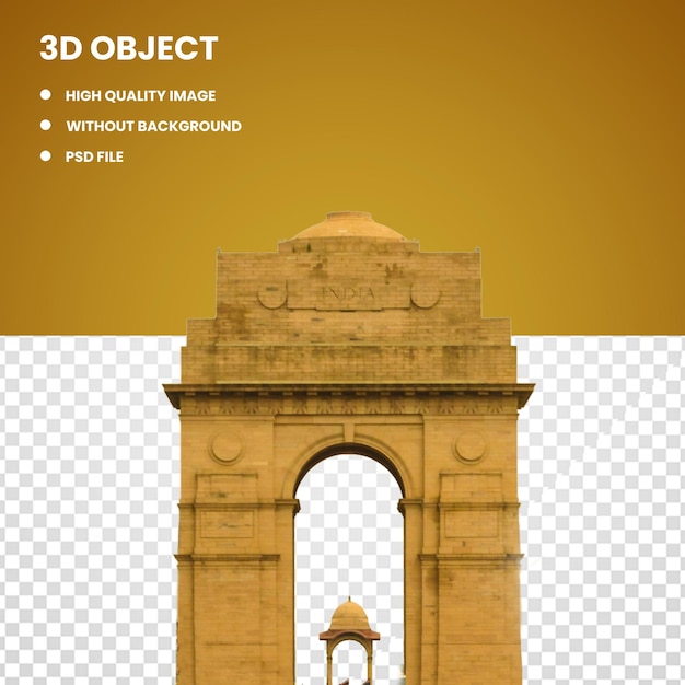 PSD beautiful india gate qutb minar