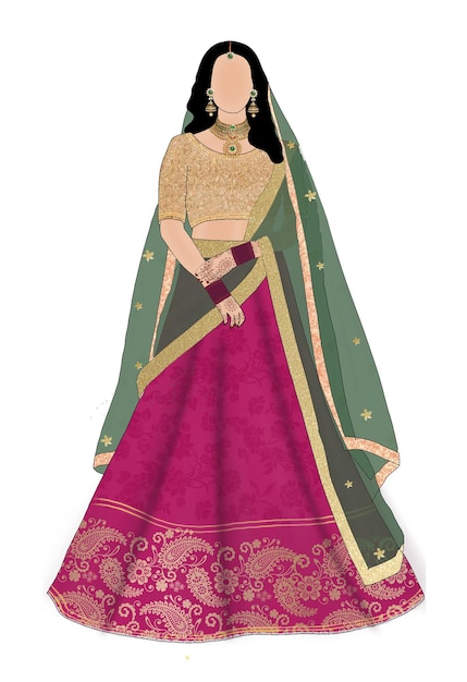 beautiful indian bridal lehenga