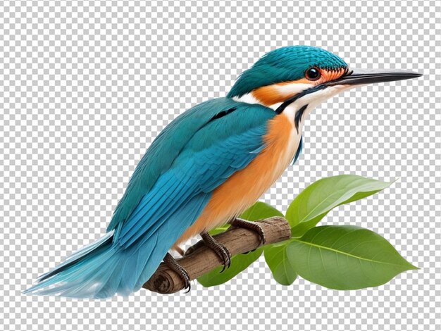 PSD beautiful kingfisher bird