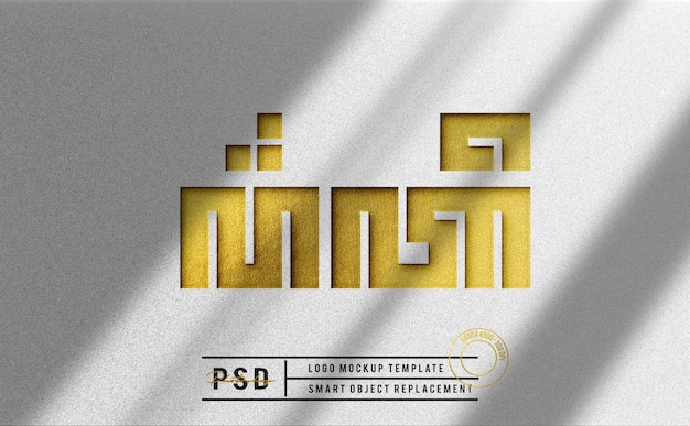 PSD bellissimo modello di logo di lusso