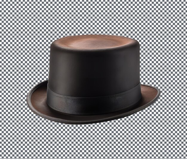 PSD beautiful and magnificent top hat isolated on transparent background