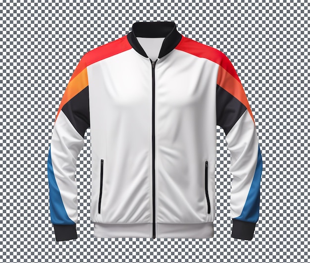 Beautiful and magnificent track jacket isolated on transparent background