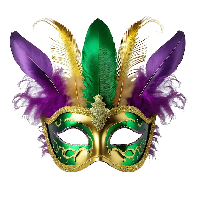 PSD bella maschera di mardi gras .