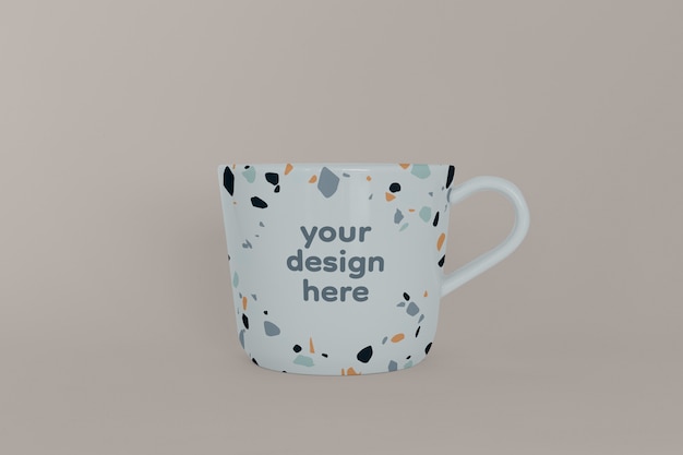 Beautiful mug mockup