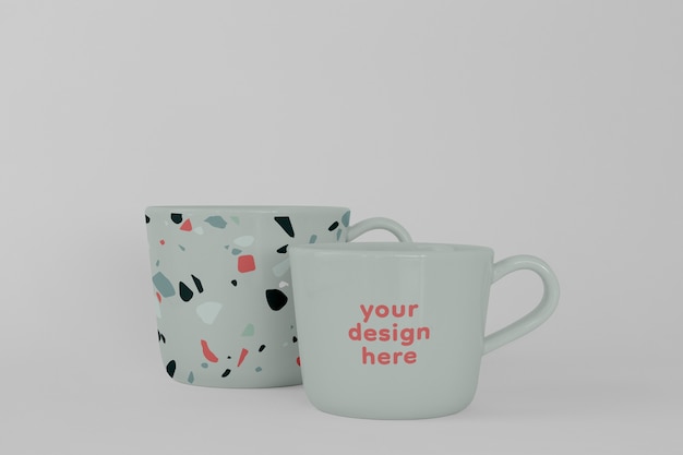 PSD beautiful mug mockup