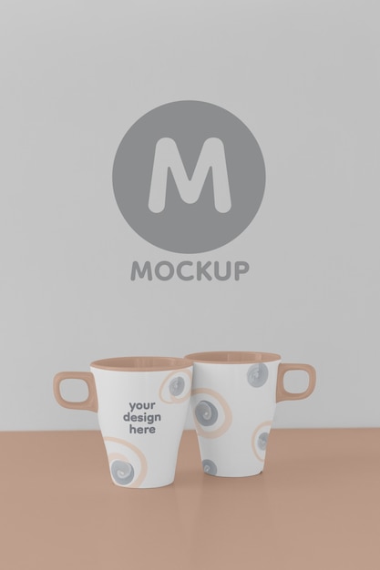 PSD beautiful mug mockup