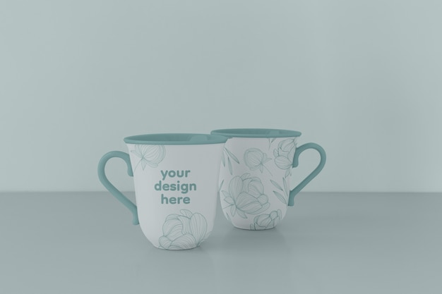 Beautiful mug mockup