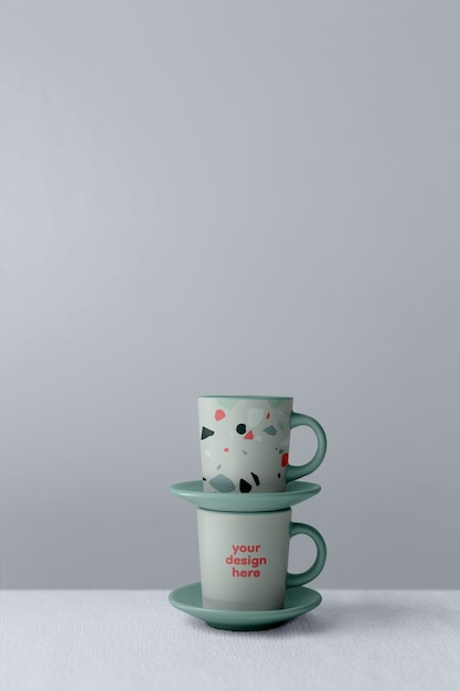 PSD beautiful mug mockup