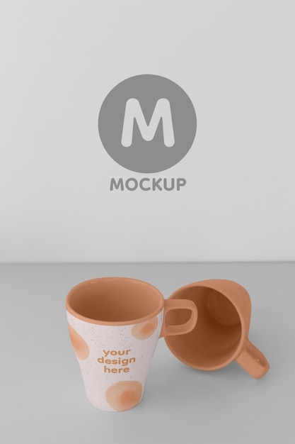 Beautiful mug mockup