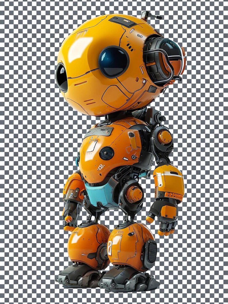 PSD beautiful nanobot isolated on transparent background