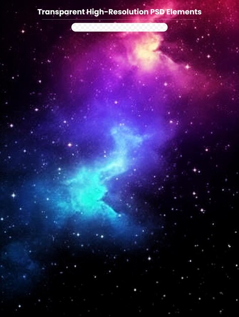 PSD beautiful nebula stars and galaxies elements of this image furnished