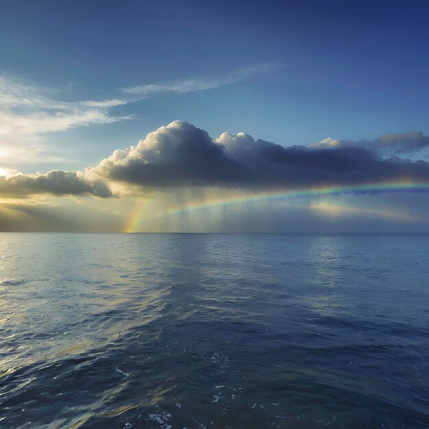 PSD un bellissimo paesaggio oceanico