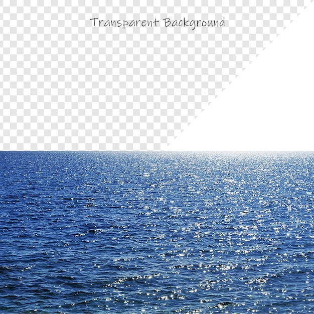 Beautiful Ocean Scene Under Sunlight