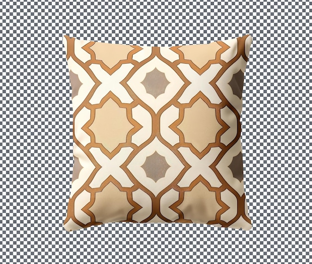 beautiful pillow isolated on transparent background