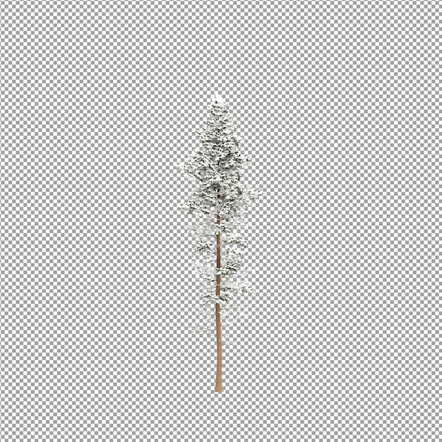 Beautiful plant in 3d rendering isolated