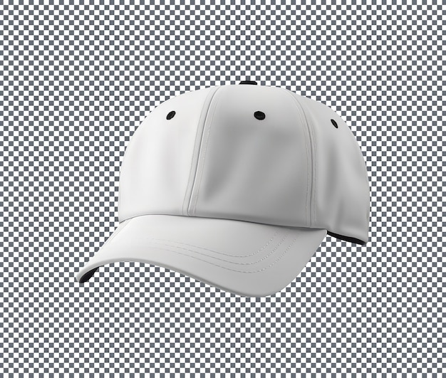 PSD beautiful polo hat isolated on transparent background