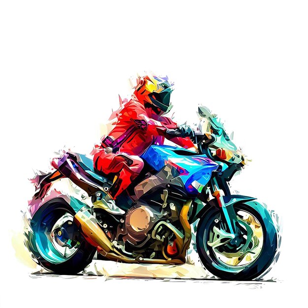 PSD beautiful portrait of a speed racing driver ai vector art digital illustration image